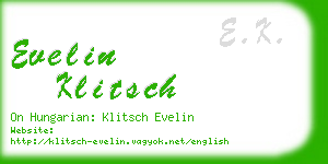 evelin klitsch business card